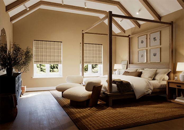 Laura Ashley Alfriston, Natural - Twist&Fit Roman Blind - Image 7